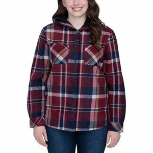 NEW Realtree Hooded Shacket | Burgundy